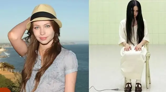 Atriz Daveigh Chase no auge e no filme O Chamado" (Fotos: Reprodução / Instagram) Atriz Daveigh Chase no auge e no filme O Chamado" (Fotos: Reprodução / Instagram)