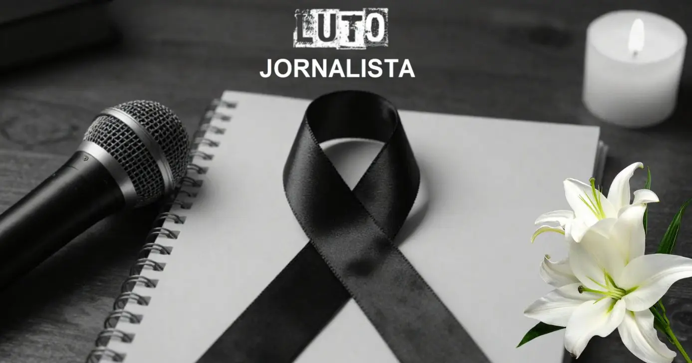 Ilustração de morte de jornalista (Foto: Reprodução / Canva / Montagem TV Foco)