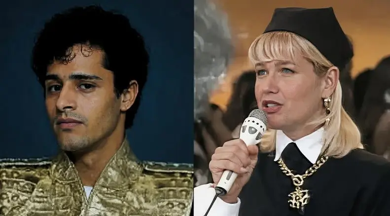 Xuxa ao lado de Robson (Foto: Reprodução / Globo) 