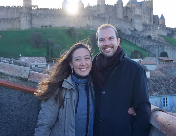 Ju Massaoka e o marido, Patrick, vivem casamento à distância (Foto: Reprodução / Instagram) 