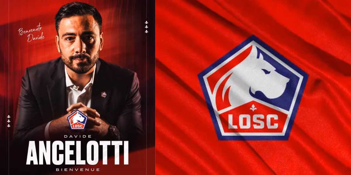 Lille anuncia a contratação de Davide Ancelotti (Reprodução: Instagram)