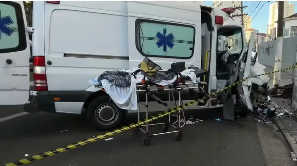 Sabina Simonato falou sobre morte de paciente após ambulância bater em poste (Foto: Reprodução/ Globo) Sabina Simonato falou sobre morte de paciente após ambulância bater em poste (Foto: Reprodução/ Globo)