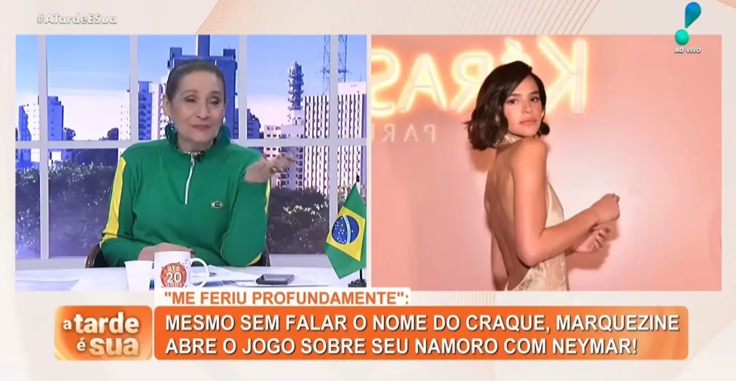 Sonia Abrão repercute declarações recentes de Bruna Marquezine (Foto: Reprodução / RedeTV!) Sonia Abrão repercute declarações recentes de Bruna Marquezine (Foto: Reprodução / RedeTV!)