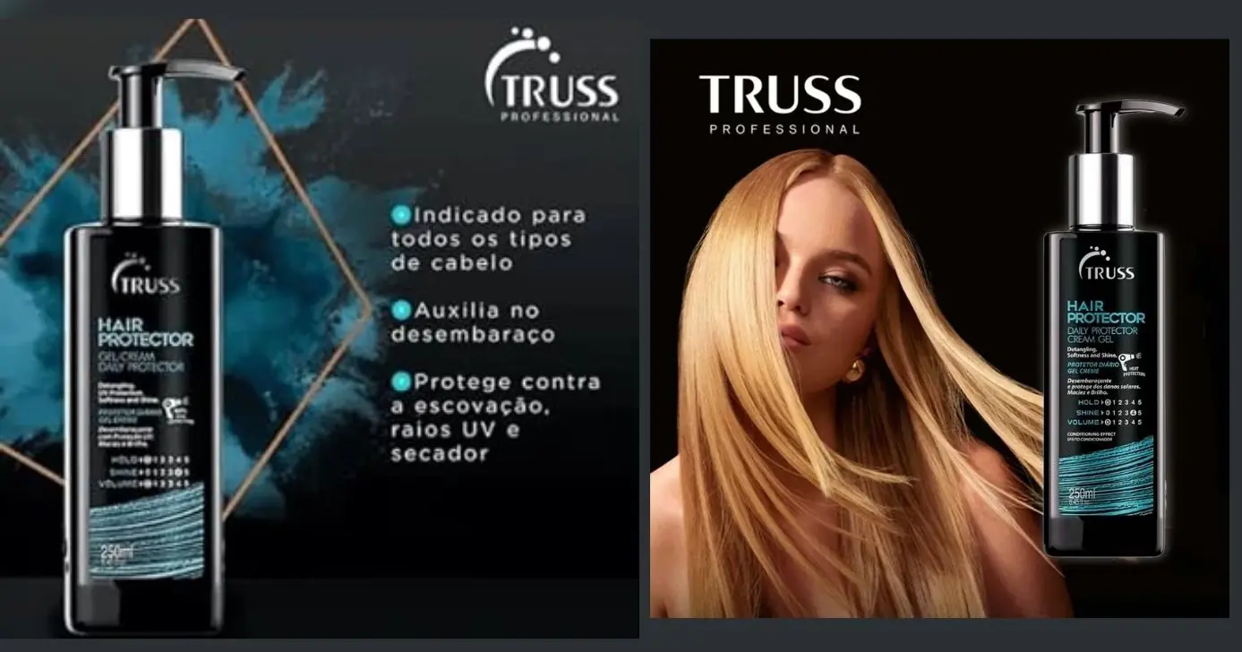 Truss Hair Protector (Foto Reprodução/Montagem/Lennita/TV Foco/Canva/Amazon) Truss Hair Protector (Foto Reprodução/Montagem/Lennita/TV Foco/Canva/Amazon)