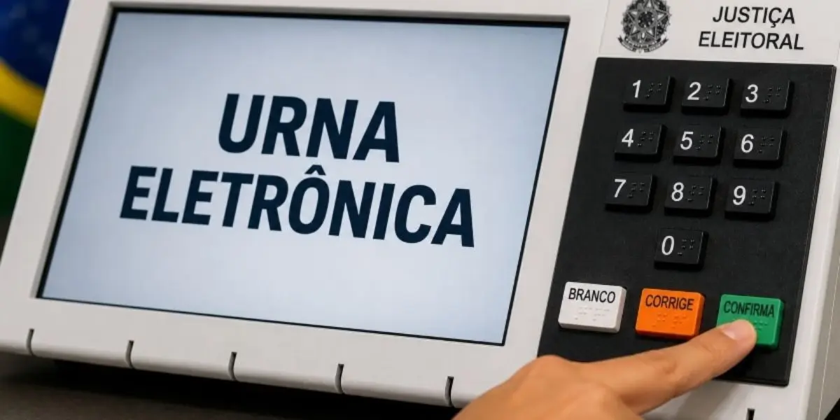 Votação acontece através da urna eletrônica (Reprodução: Divulgação)