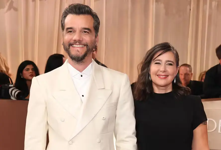 Wagner Moura e a esposa, Sandra Delgado (Foto: Getty Images)