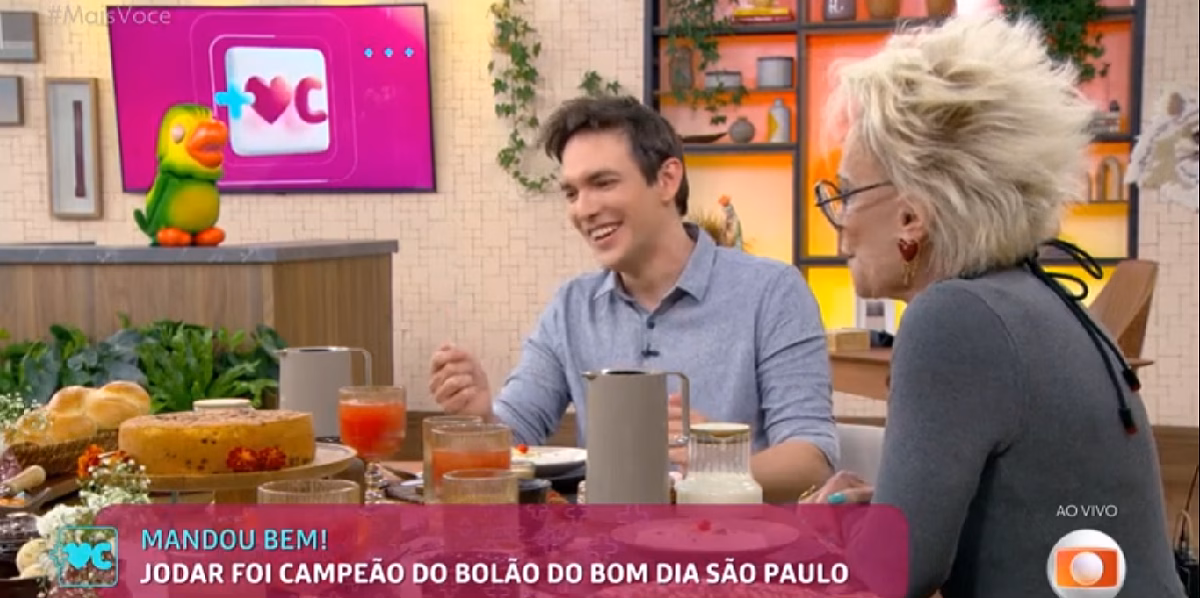 Ale Jodar e Ana Maria Braga (Foto: Reprodução/ Globo)