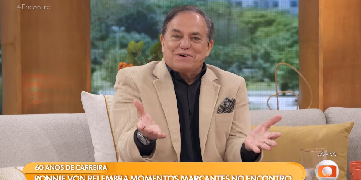 Ronnie Von no Encontro (Foto: Reprodução/ Globo) Ronnie Von no Encontro (Foto: Reprodução/ Globo)