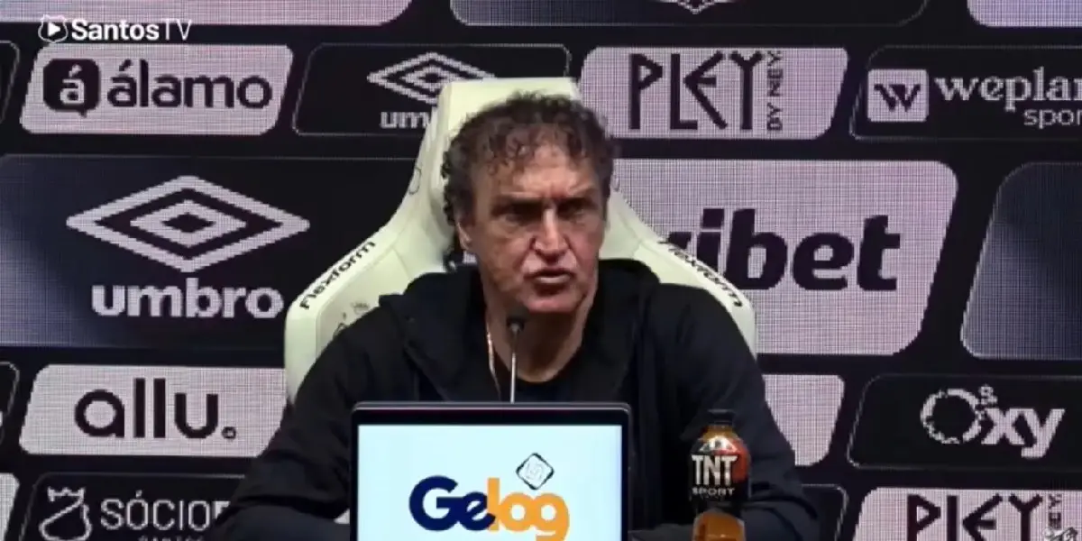 Cuca no Santos (Foto: Reprodução/YouTube)