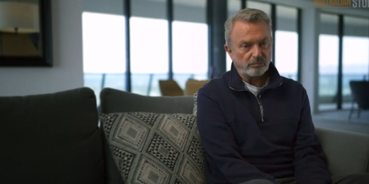 Sam Neill tinha se curado do câncer (Reprodução: 9News Australia / Youtube)