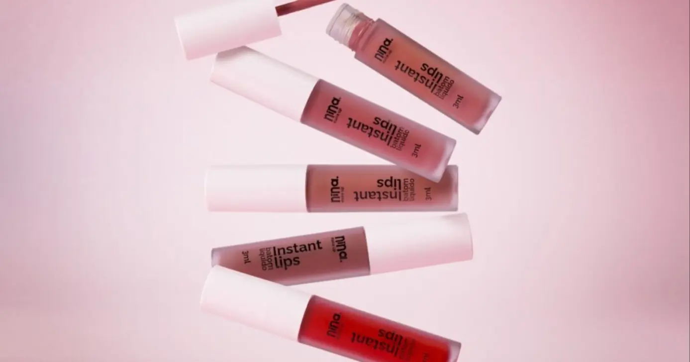 Batom Líquido Instant Lips, da Nina Makeup (Foto: Reprodução/Internet)