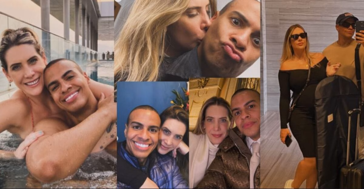 Compilado de cliques de Thiago Oliveira e sua esposa (Foto Reprodução/Montagem/TV Foco/Instagram/@thioliveiras)