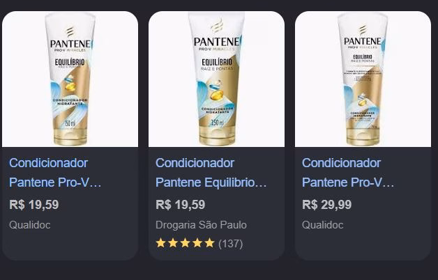  Condicionador Pantene Equilíbrio Raiz e Pontas (Foto Reprodução/Google Shopping)