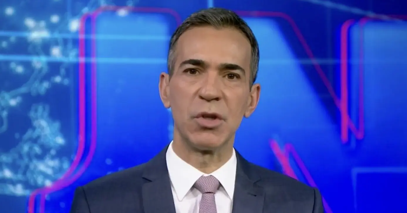 César Tralli no Jornal Nacional (Foto: Globo)