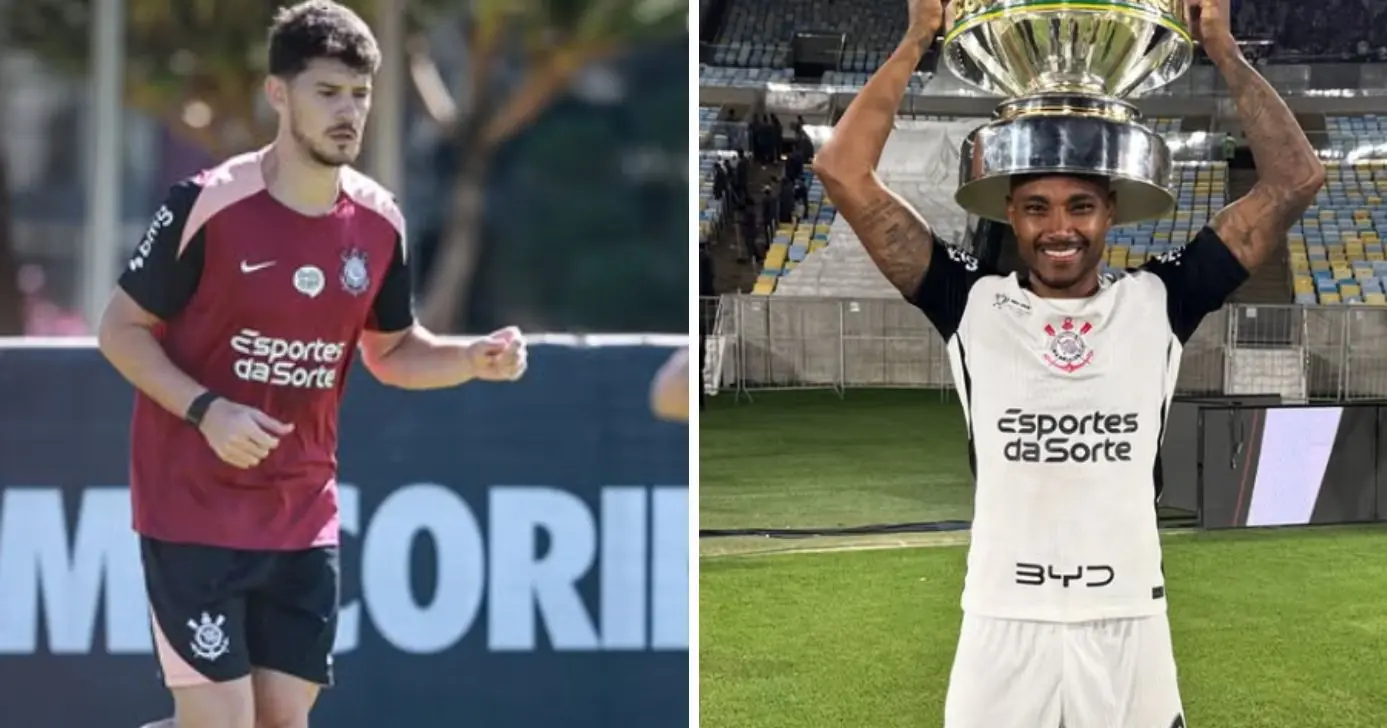 Hugo e Vitinho do Corinthians - Foto: Montagem/Instagram