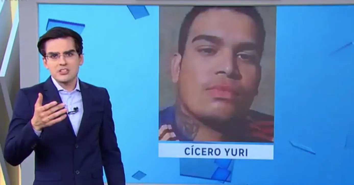 Dudu Camargo confirma morte de Cícero Yuri Barbosa de Almeida (Foto: Reprodução / Record)