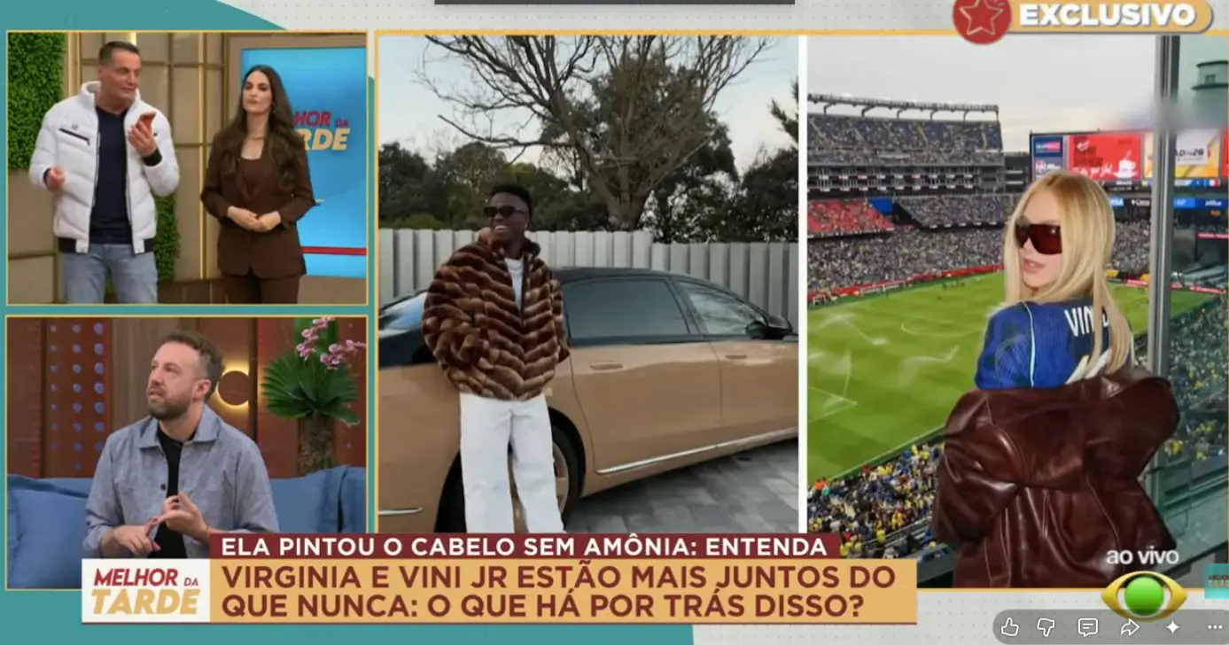 Leo Dias comenta notícia envolvendo Virginia Fonseca (Foto: Reprodução / Band)