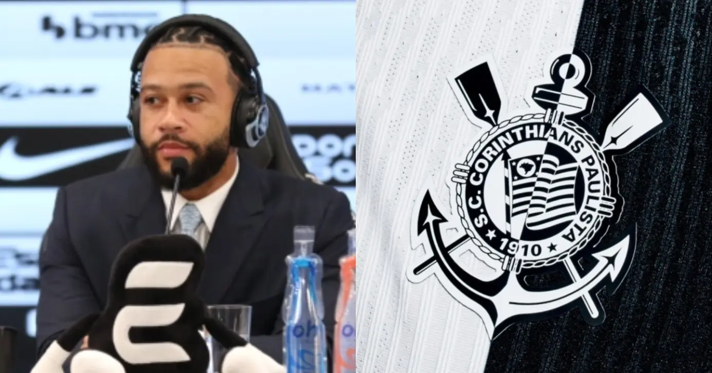 Memphis Depay e Corinthians (Foto: Reprodução/Internet)