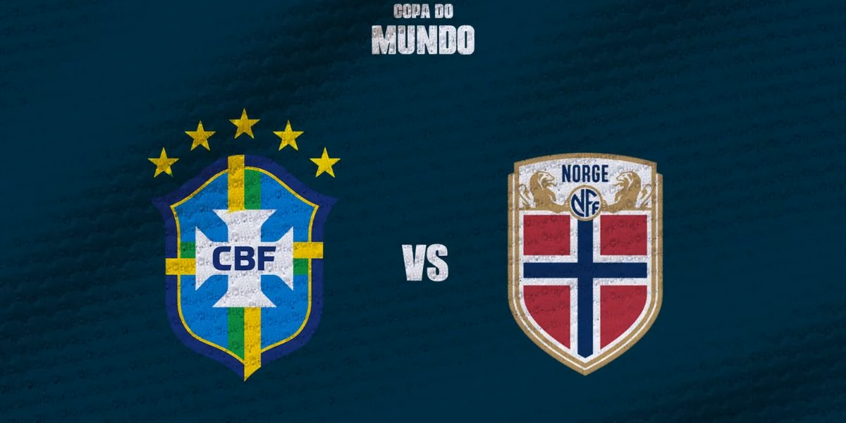 Brasil x Noruega no domingo (05) (Reprodução: Divulgação)