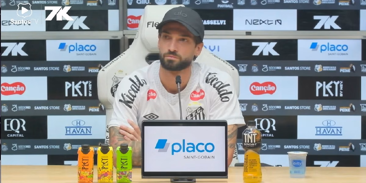 Lautaro Díaz (Foto: Santos TV/ YouTube)
