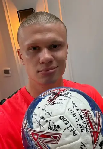 O jogador Erling Haaland da Seleção da Noruega (Foto: Reprodução / Instagram) O jogador Erling Haaland da Seleção da Noruega (Foto: Reprodução / Instagram)