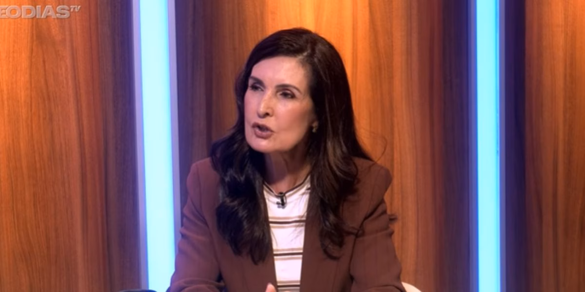Fátima Bernardes no Programa Fávio Ricco (Reprodução: LeoDias TV / Youtube) Fátima Bernardes no Programa Fávio Ricco (Reprodução: LeoDias TV / Youtube)