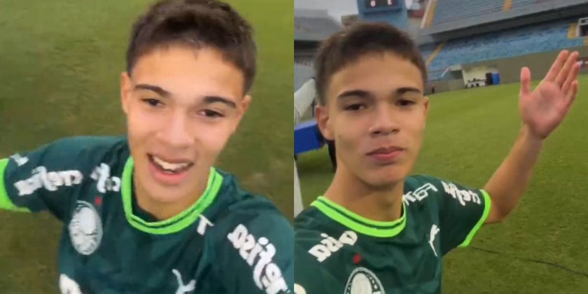 Felipe Goto deixou o Palmeiras depois de 7 anos (Reprodução: Instagram)