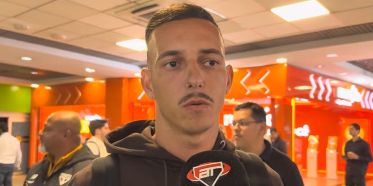 Iago é o novo reforço do São Paulo (Reprodução: AT / Youtube) Iago é o novo reforço do São Paulo (Reprodução: AT / Youtube)