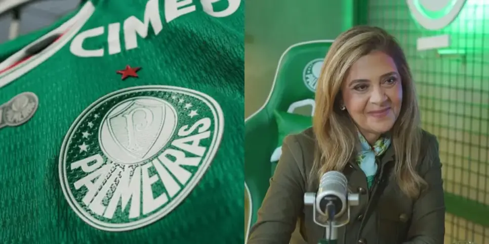 Leila Pereira aceita vender zagueiro do Palmeiras (Reprodução: Youtube) Leila Pereira aceita vender zagueiro do Palmeiras (Reprodução: Youtube)