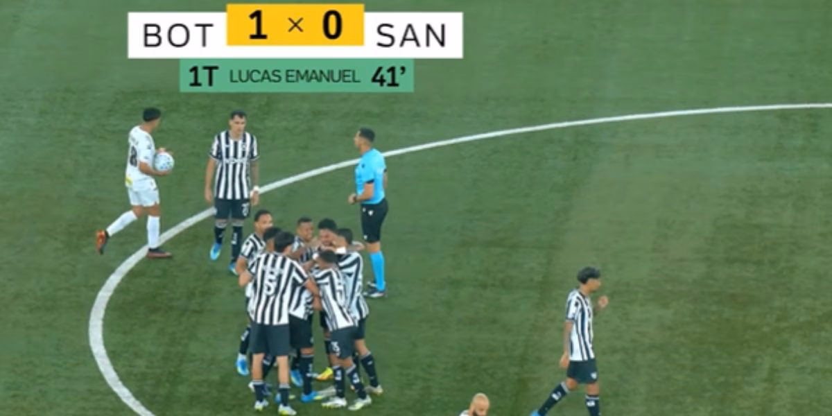 Lucas Emanuel já fez gol no profissional (Reprodução: Uol)