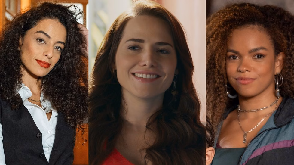 Lyris, Adriana e Nancy em Quem Ama Cuida (Fotos: Reprodução / Globo) Lyris, Adriana e Nancy em Quem Ama Cuida (Fotos: Reprodução / Globo)