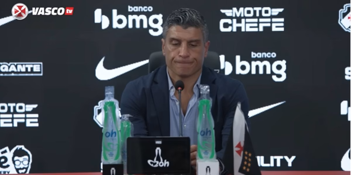 Pedro Emanuel estreou com derrota no Vasco (Reprodução: Youtube)