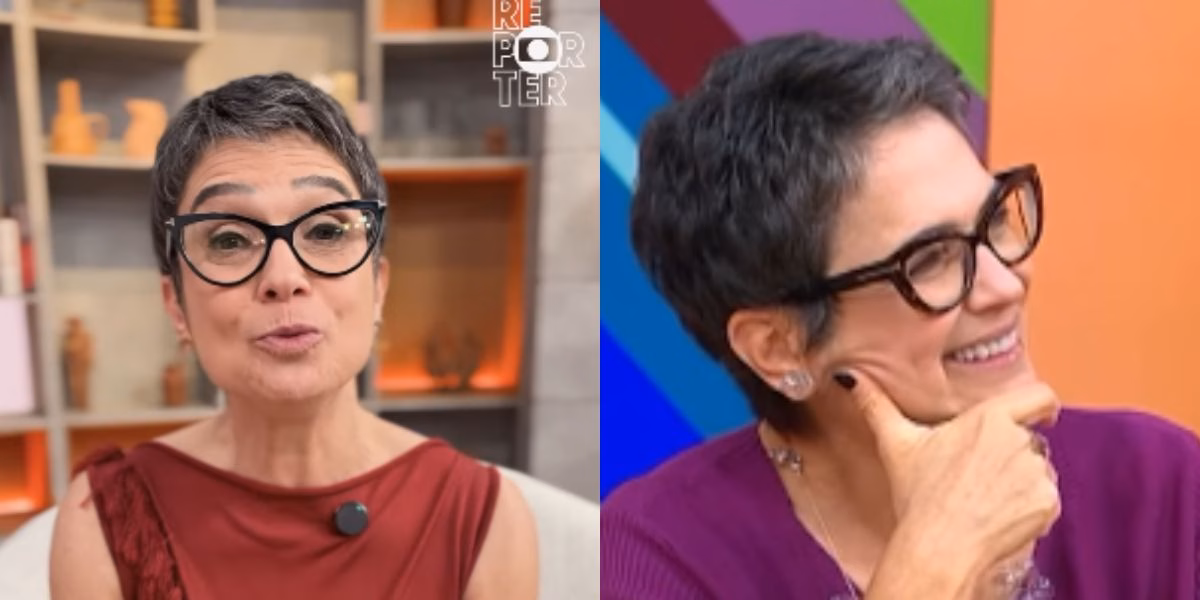 Sandra Annenberg utiliza o corte pixie (Reprodução: Instagram)