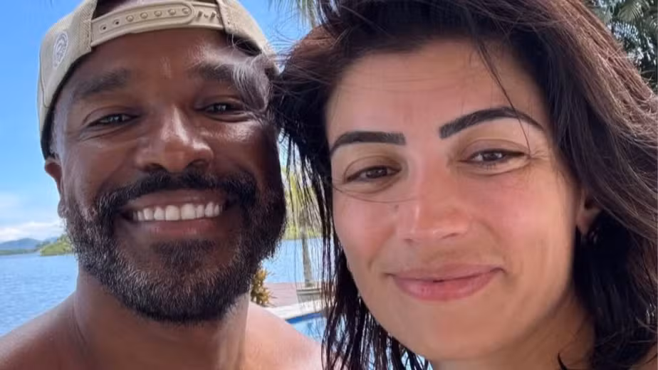 Alexandre Pires e a mulher, Sara Pires (Foto: Reprodução/ Instagram)
