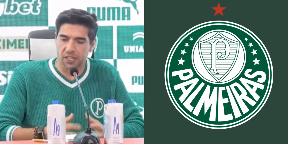 Abel Ferreira durante coletiva do Palmeiras (Foto YouTube Palmeiras TV )