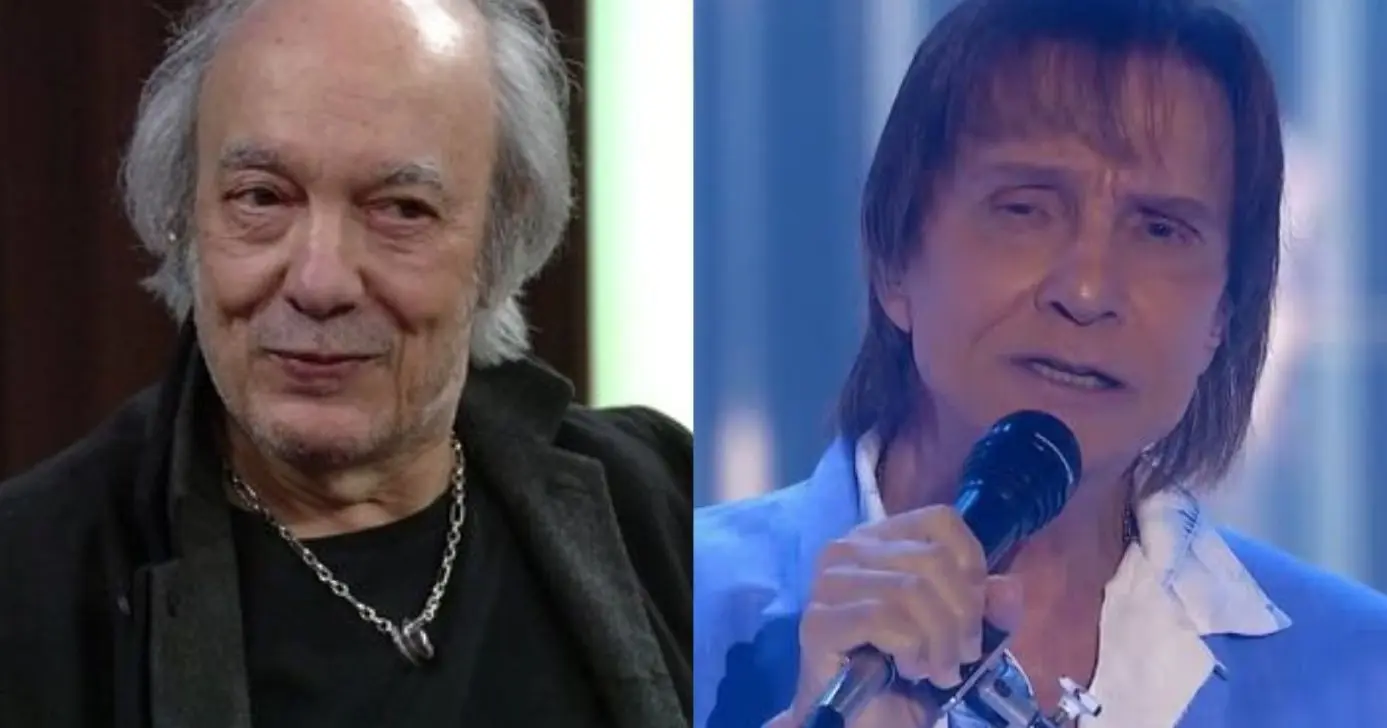 Erasmo Carlos e Roberto Carlos (Fotos: Reproduções / Globo)