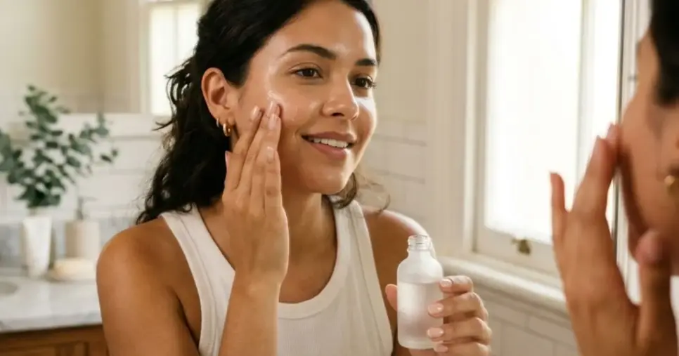 Ilustração mulher sem rugas passando creme (Foto: Reprodução / TV Foco / GMN) Ilustração mulher sem rugas passando creme (Foto: Reprodução / TV Foco / GMN)