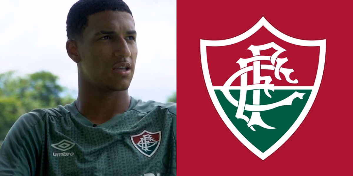 Kauã Elias, joia revelada pelo Fluminense (Foto - Reprodução YouTube Fluminense) Kauã Elias, joia revelada pelo Fluminense (Foto - Reprodução YouTube Fluminense)
