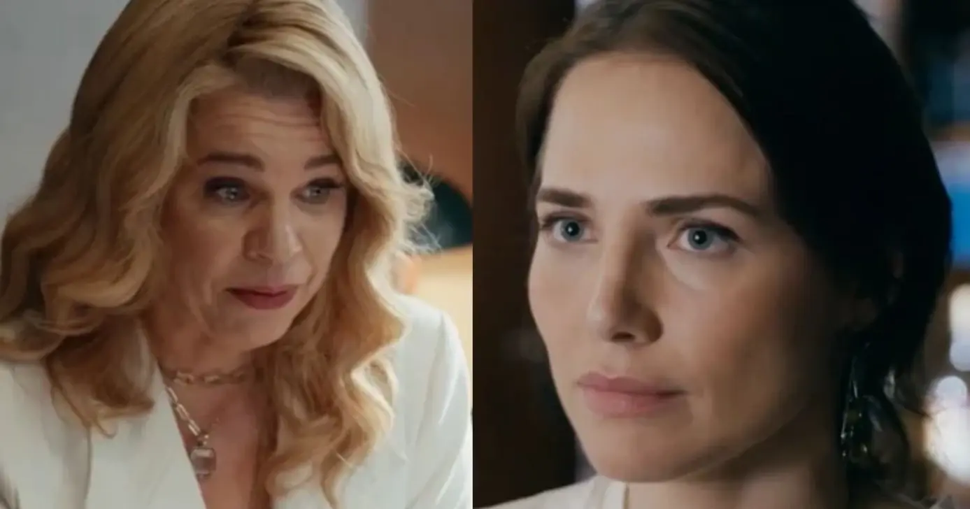 Pilar e Adriana em Quem Ama Cuida (Fotos: Reproduções / Globo)