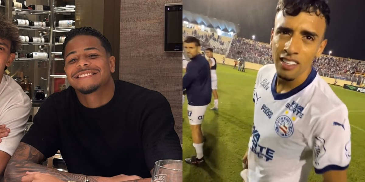 Wesley Teixeira e Lucho Rodríguez, novos atacantes contratados pelo Cruzeiro (Foto_ Reprodução Instagram)