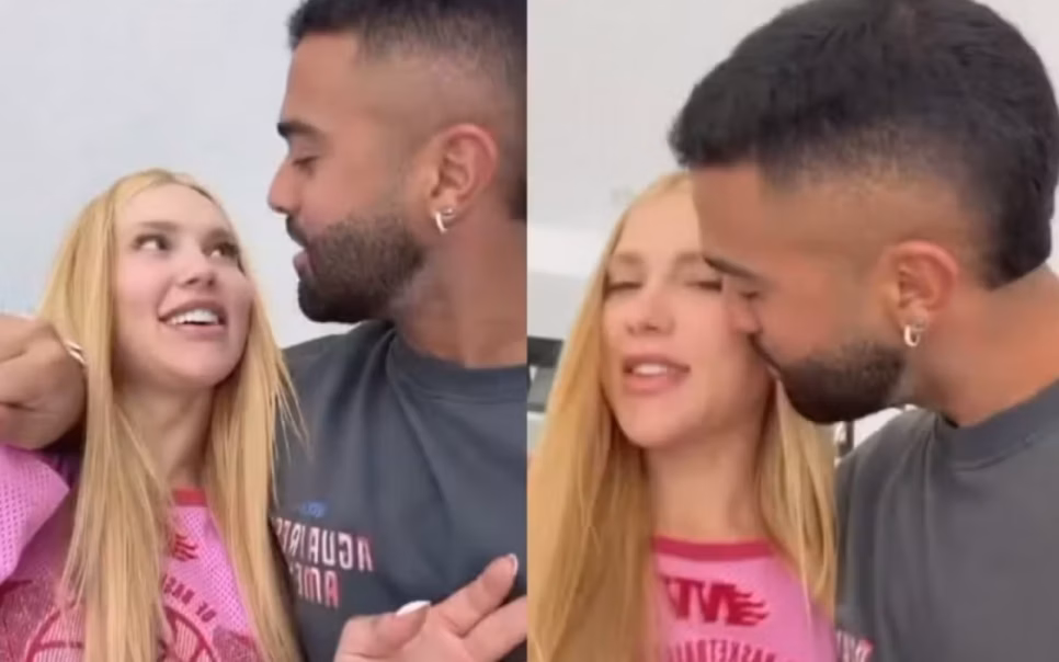 Hebert Gomes tentou beijar Virginia Fonseca na boca (Foto: Reprodução/ Instagram) Hebert Gomes tentou beijar Virginia Fonseca na boca (Foto: Reprodução/ Instagram)