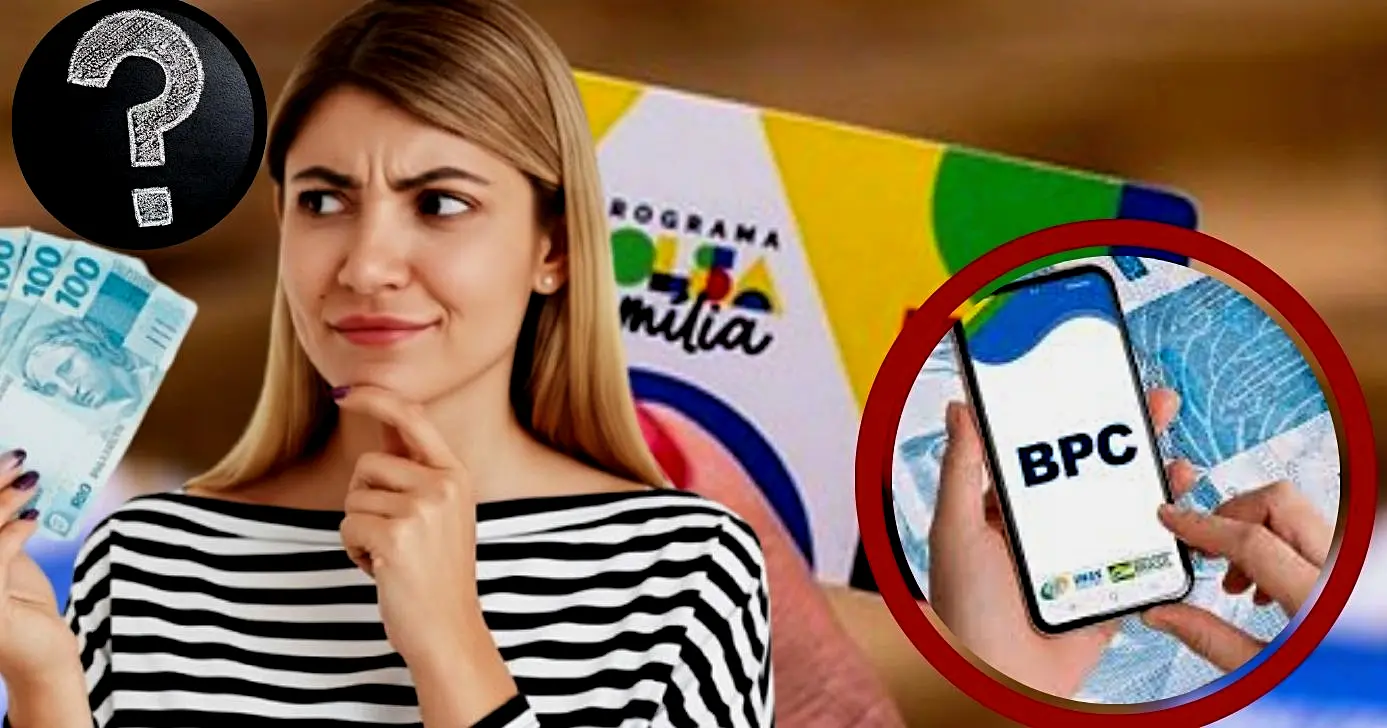 Ilustração do Bolsa Família/BPC (Foto Reprodução/Montagem/Lennita/TV Foco/Canva/GMN/Internet)