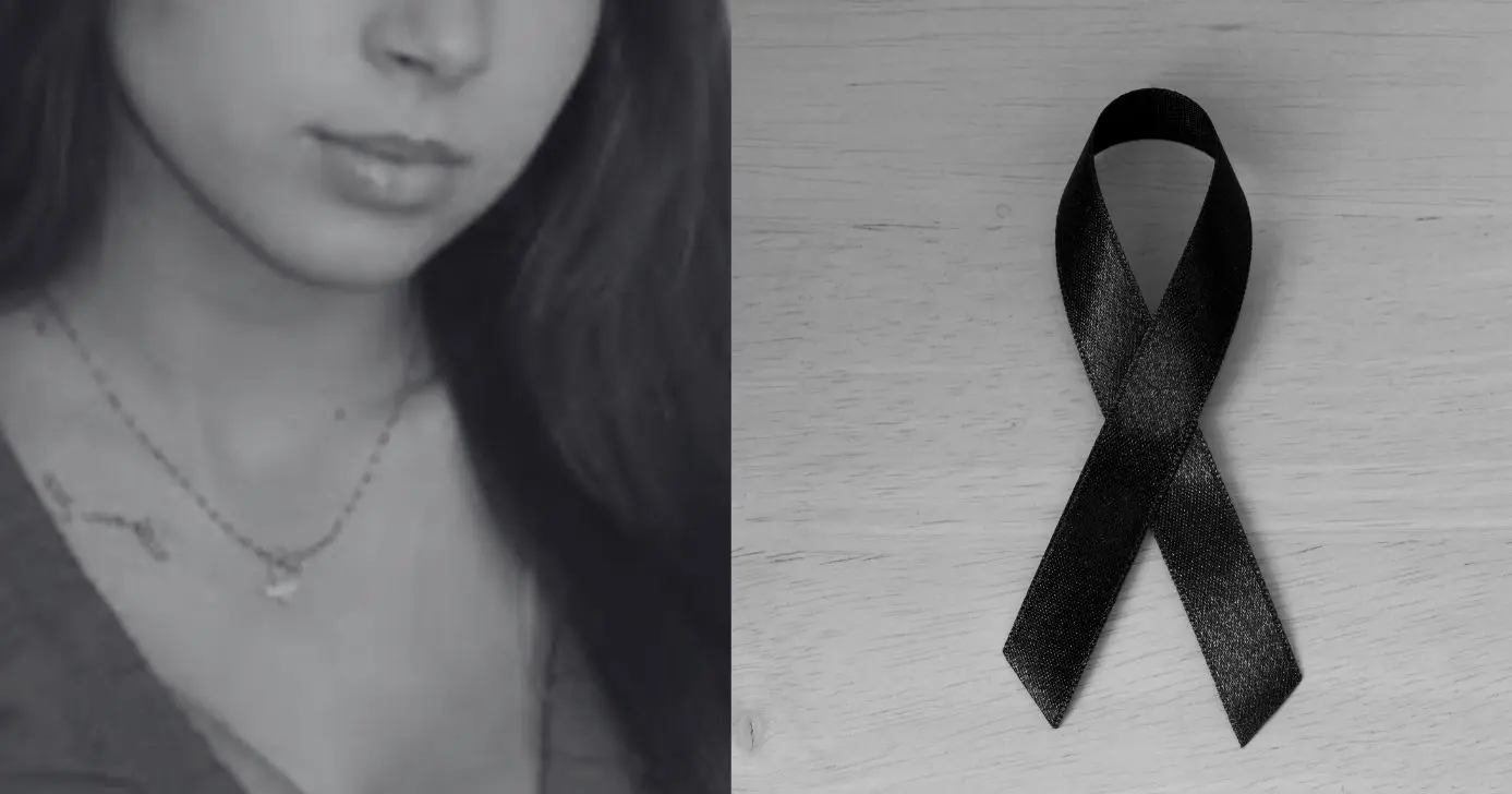 Duda Alves e imagem de luto (Fotos: Reproduções / Instagram / Canva)