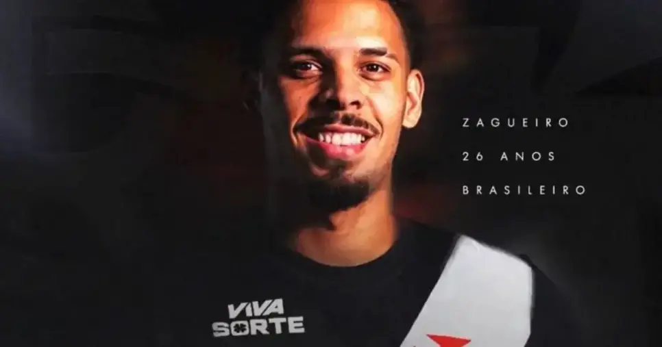 Zagueiro Gabriel se apresenta ao Vasco (Foto: Reprodução) Zagueiro Gabriel se apresenta ao Vasco (Foto: Reprodução)