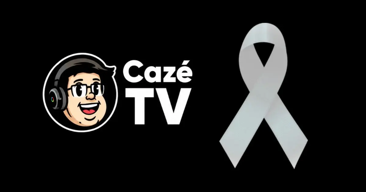 CazéTV - Luto (Foto: Reprodução)