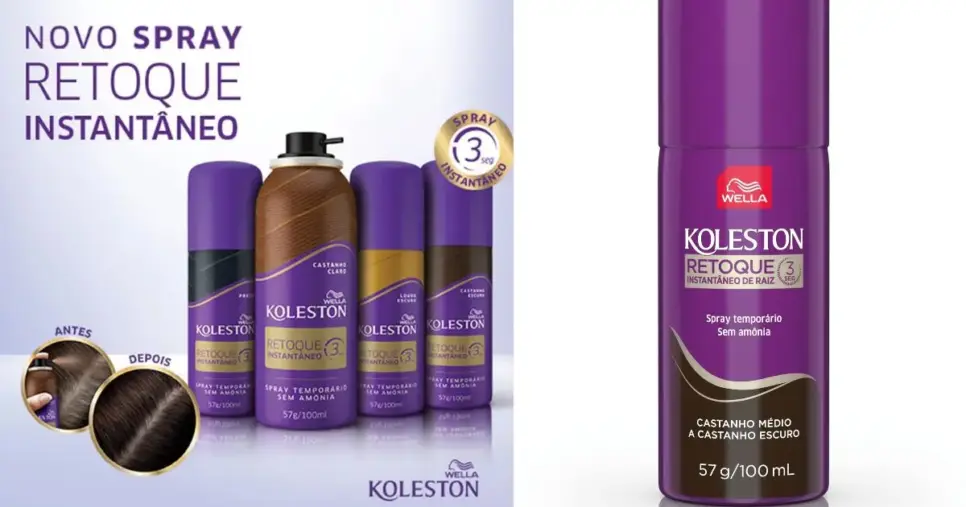 Retoque Instantâneo Spray Koleston (Foto: Reprodução) 