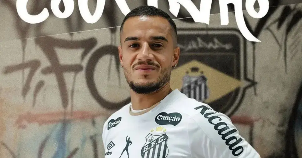 Philippe Coutinho no Santos (Foto: Reprodução)