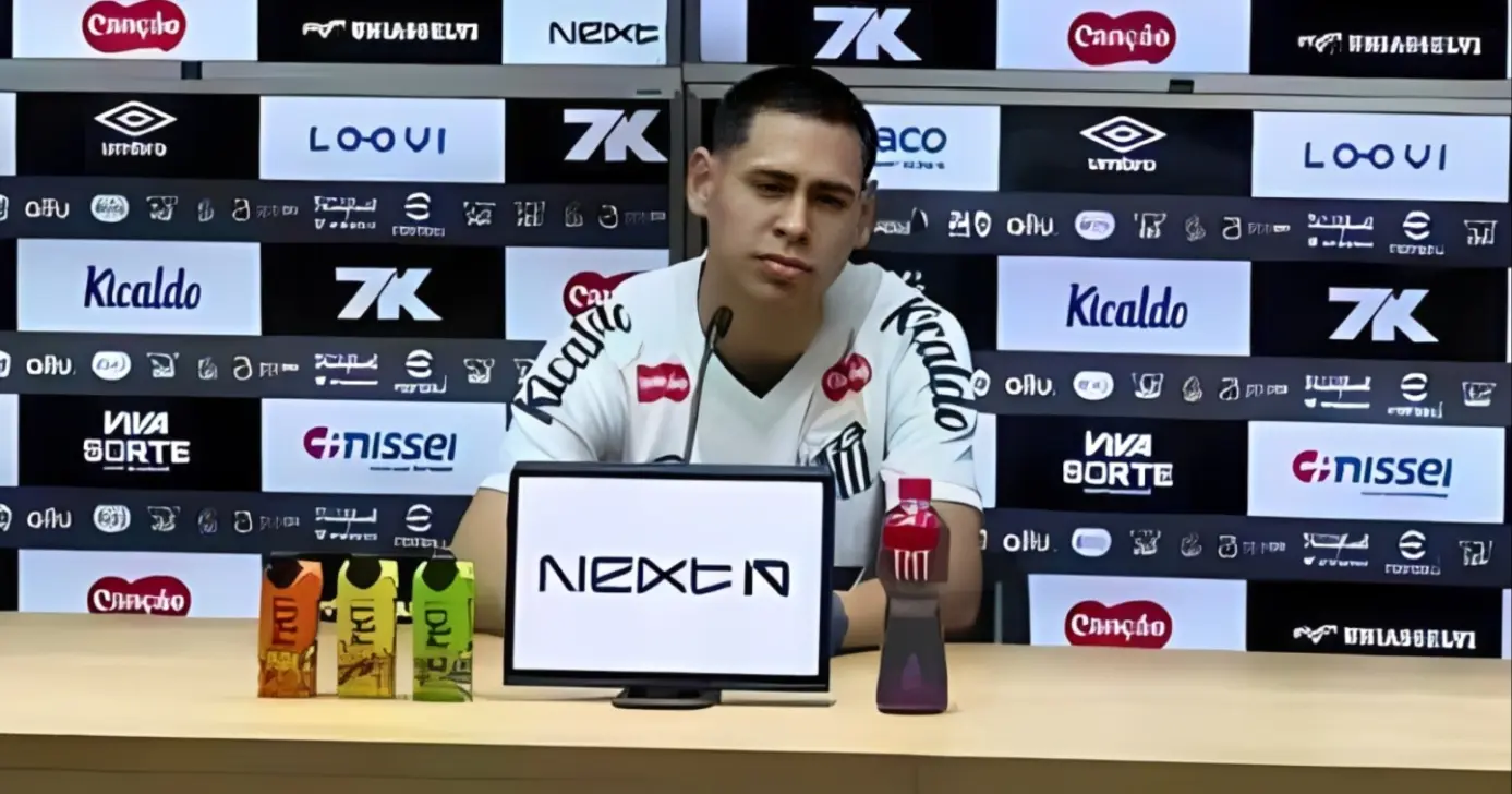 Gabriel Bontempo no Santos (Foto: Reprodução/ Internet)