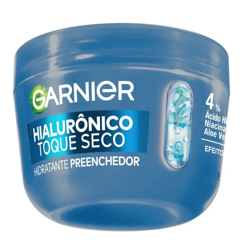 Hidratante Garnier Toque Seco Hialurônico (Foto: Reprodução/ Internet) Hidratante Garnier Toque Seco Hialurônico (Foto: Reprodução/ Internet)