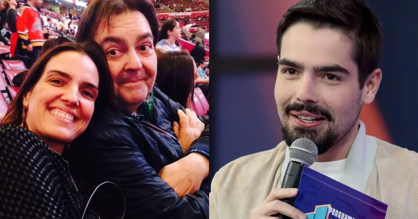 Luciana Cardoso, Faustão e João Silva (Fotos: Reproduções / Instagram / SBT)